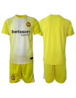 Otroške Nogometnih dresov Inter Milan Vratar Gostujoči 2025-26 Kratki rokavi (+ hlače)